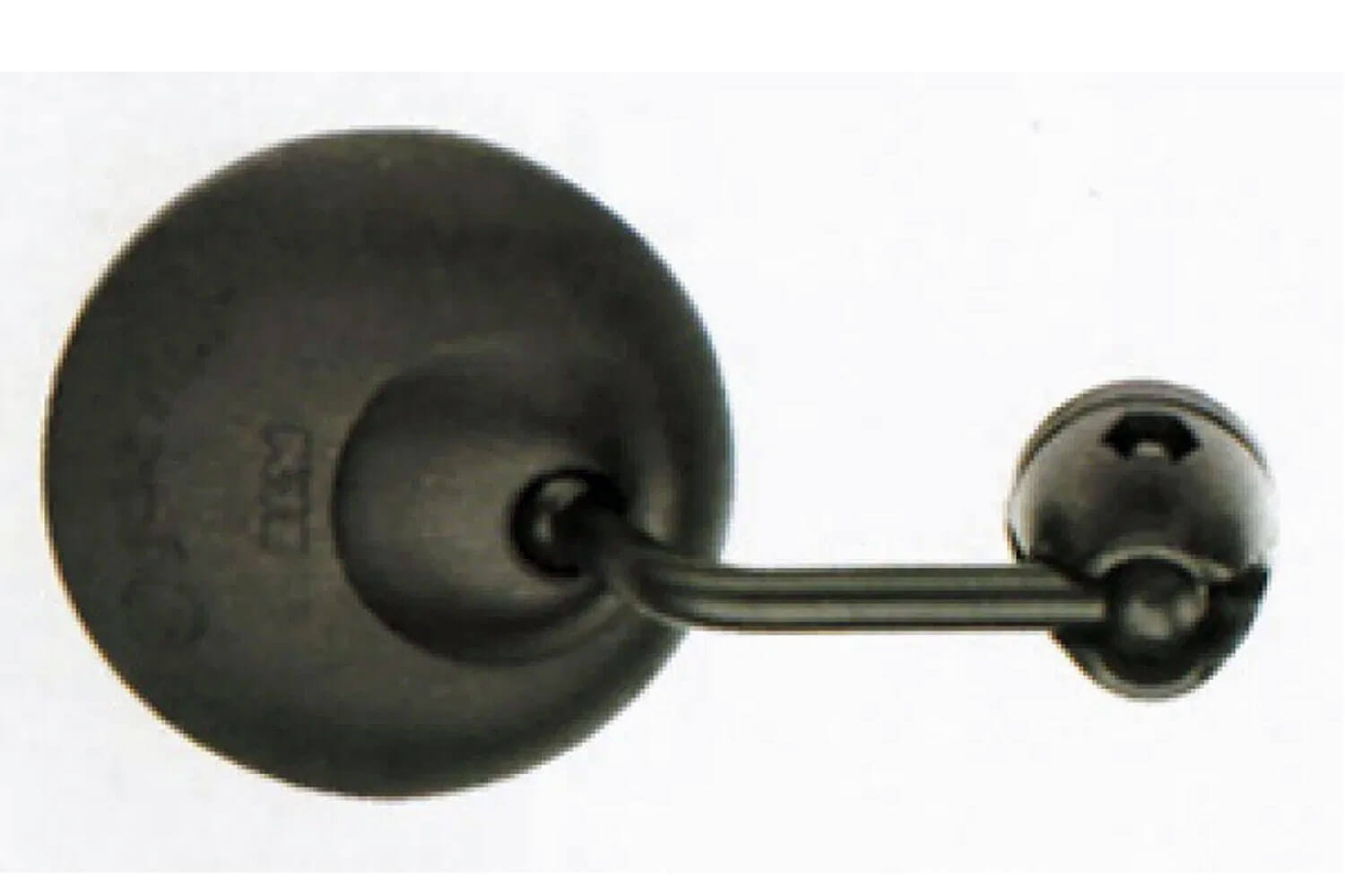 Busch und Müller Fahrradspiegel Cycle Star- kurze, gebogene Stange  