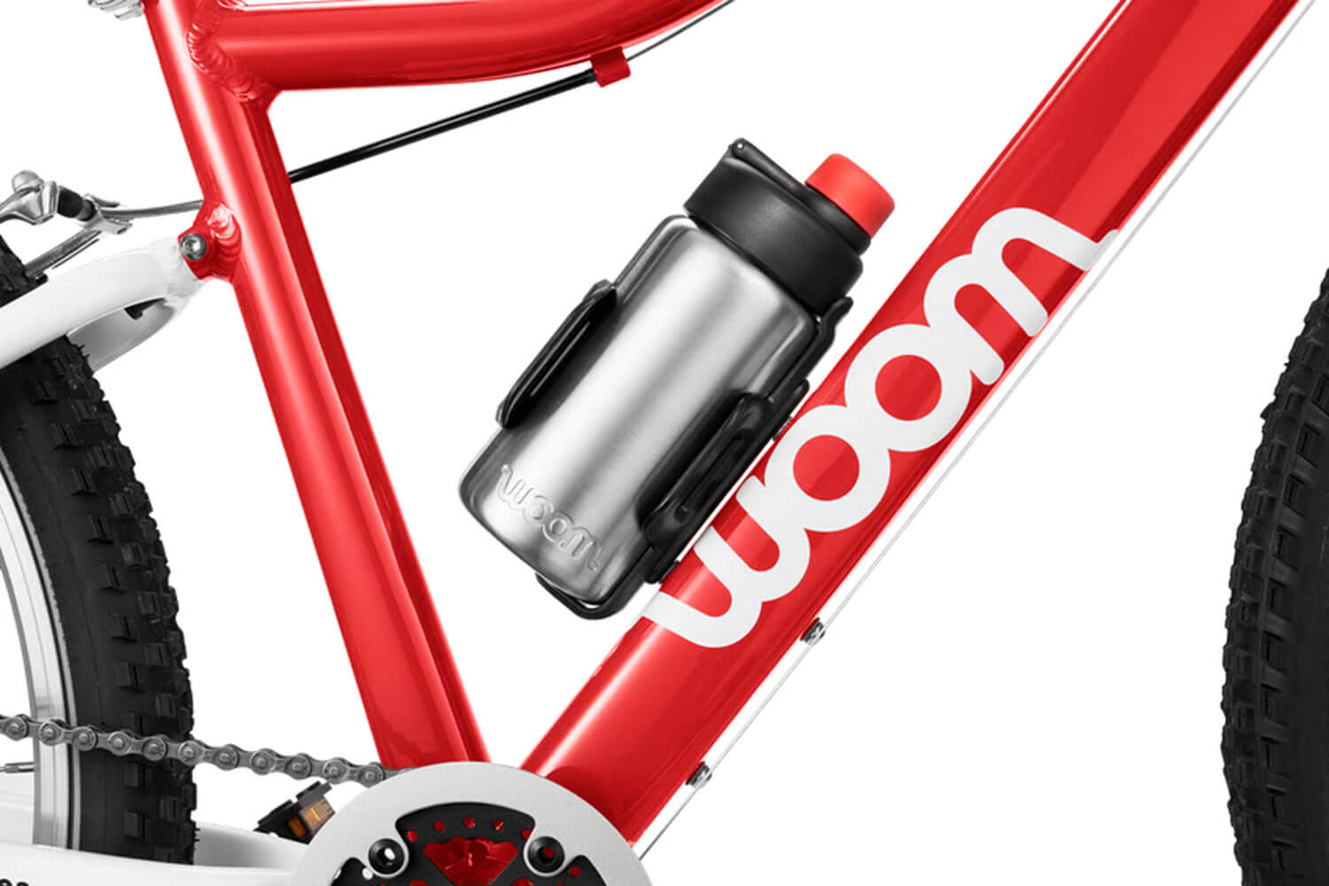 WOOM GLUG Edelstahlflasche + Flaschenhalter  