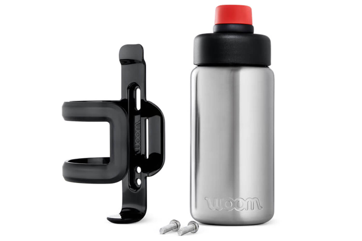 WOOM GLUG Edelstahlflasche + Flaschenhalter  