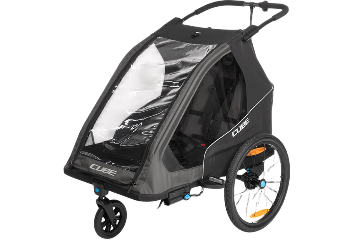 Cube Kinder Fahrradanhänger Double Pure