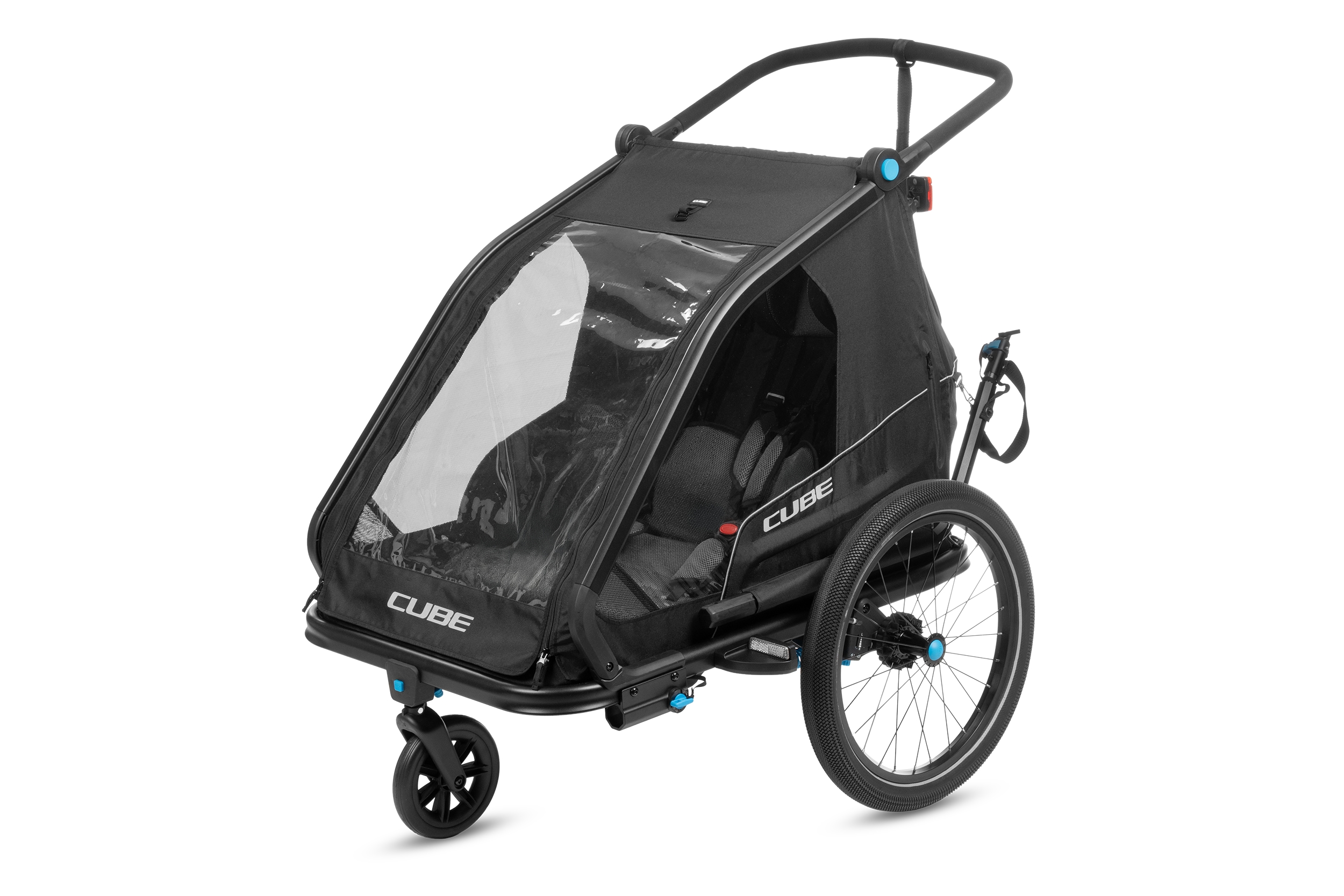 Cube Double CMPT Kinder Fahrradanhänger  