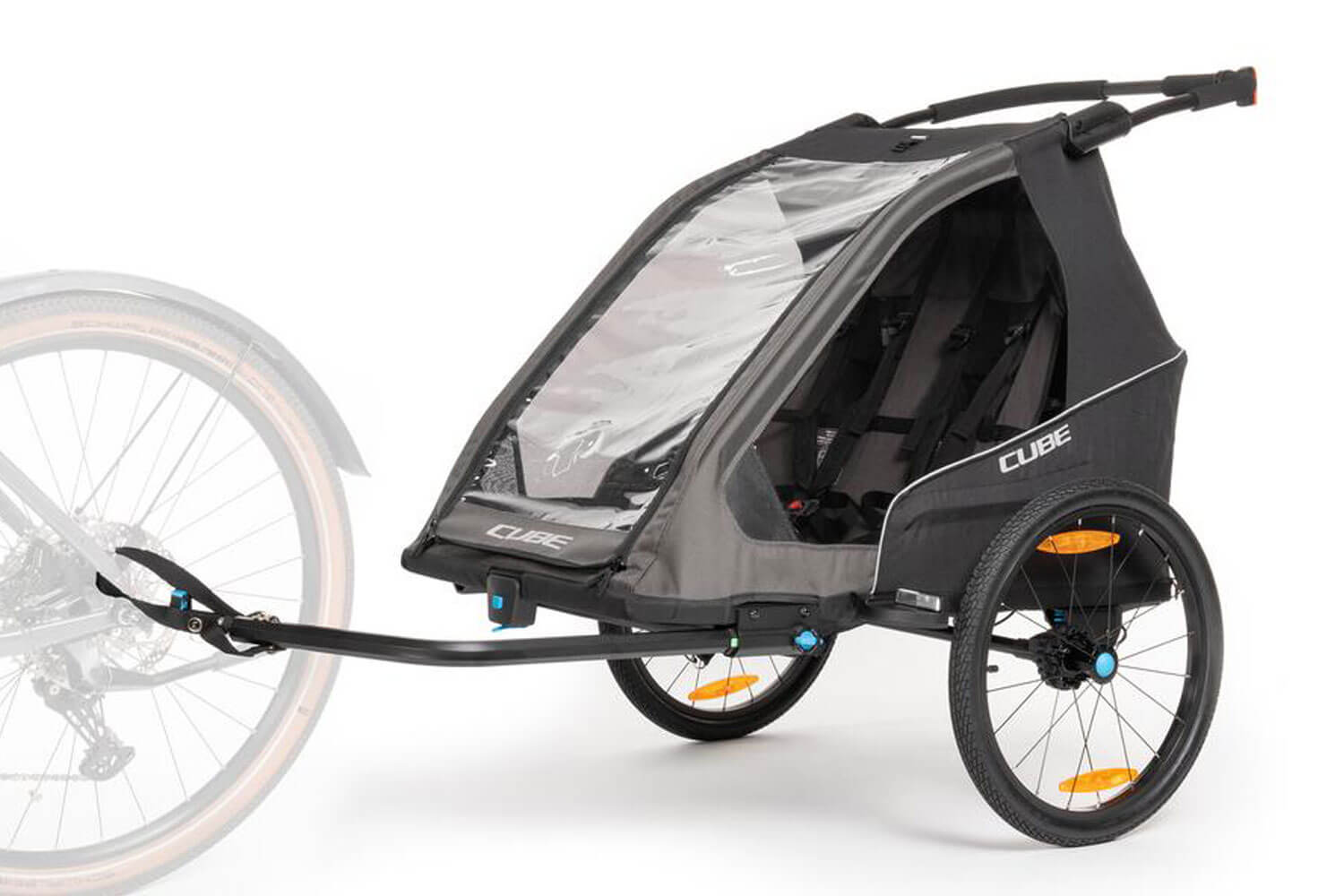 Cube Kinder Fahrradanhänger Double Pure